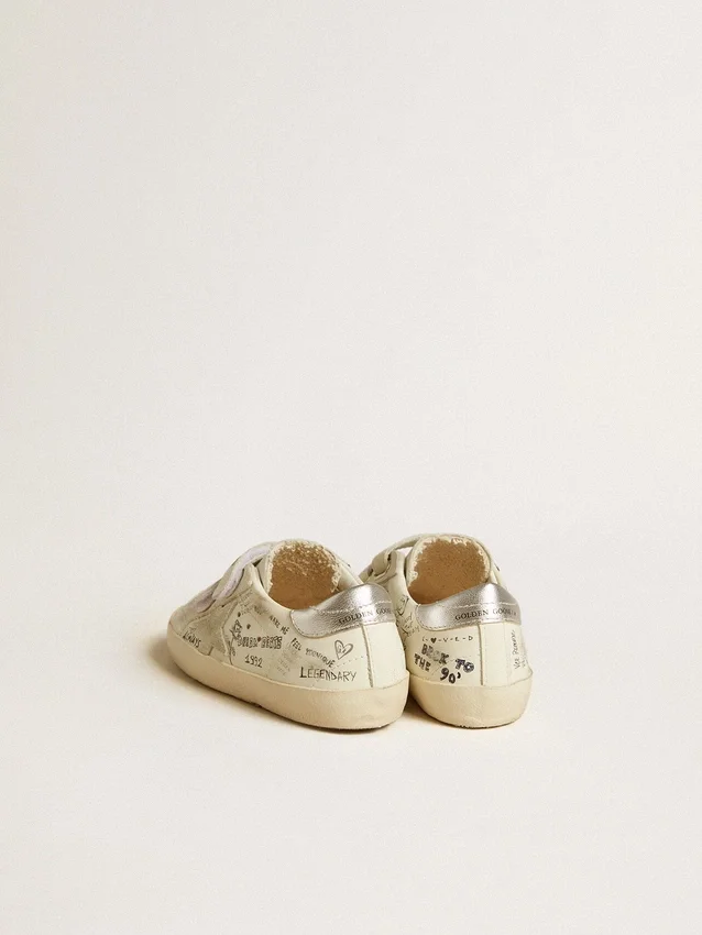 Old School Junior with suede star and metallic leather heel tab