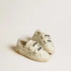 Old School Young with suede star and metallic leather heel tab