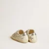 Old School Young with suede star and metallic leather heel tab