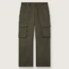 Olive green cargo pants