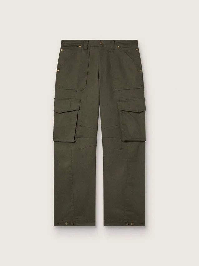 Olive green cargo pants