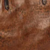 Pasadena Bag in hammered leather with leopard print and contrasting black handles