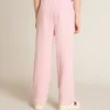 Pink joggers with glitter star on the front