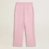 Pink joggers with glitter star on the front