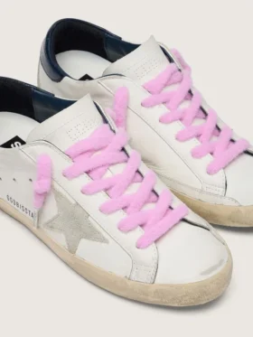 Pink puffy laces