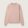 Powder-pink sweatshirt with reverse logo on the back - Jersey Capsule