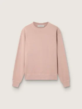 Powder-pink sweatshirt with reverse logo on the back - Jersey Capsule