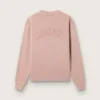 Powder-pink sweatshirt with reverse logo on the back - Jersey Capsule