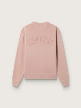 Powder-pink sweatshirt with reverse logo on the back – Jersey Capsule