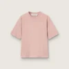 Powder-pink T-shirt with reverse logo on the back - Jersey Capsule