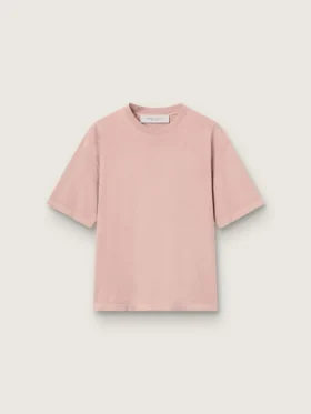 Powder-pink T-shirt with reverse logo on the back - Jersey Capsule