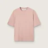 Powder-pink T-shirt with reverse logo on the back - Jersey Capsule