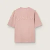 Powder-pink T-shirt with reverse logo on the back - Jersey Capsule