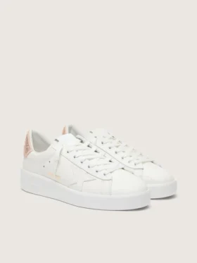 Purestar with leather star and suede heel tab with Swarovski crystals