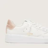 Purestar with leather star and suede heel tab with Swarovski crystals