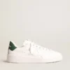 Purestar with white bio-based star and mat green leather heel tab
