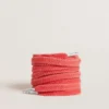 Red cotton laces with white details
