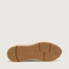 Running Sole in gray suede with white star and white heel tab