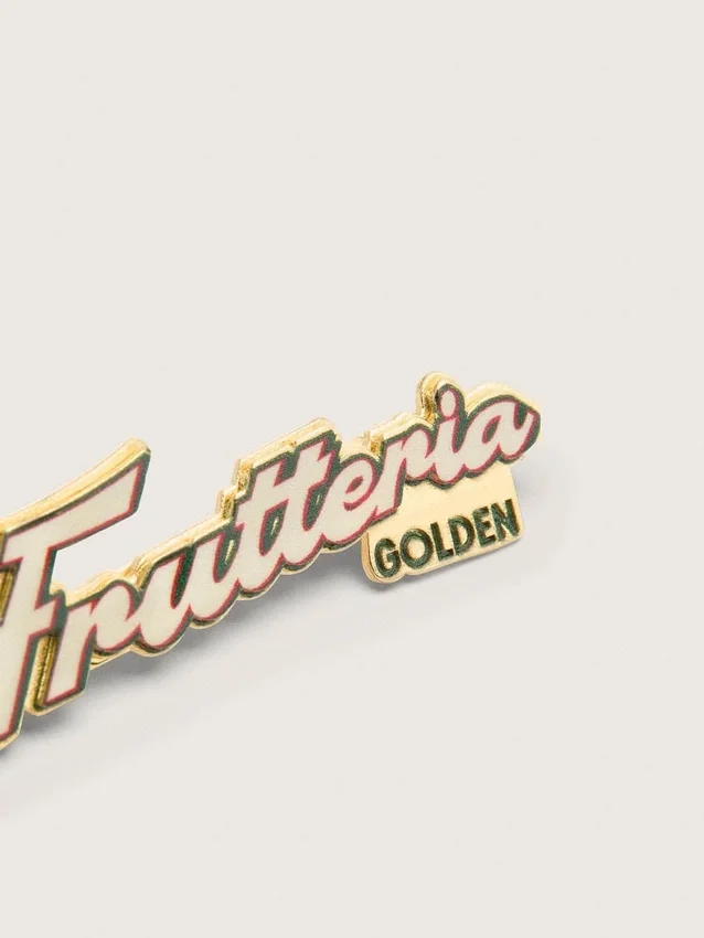 Set of two "Frutteria Golden" pins