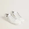 Silver laces with silver-colored Swarovski rhinestones