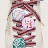Skins multicolor laces with pins