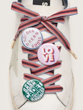 Skins multicolor laces with pins