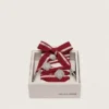 Skins two-tone laces with three silver charms
