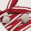 Skins two-tone laces with three silver charms