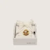 Skins white mohair laces with jewel charm