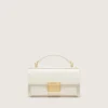 Small Venezia Bag in butter-colored boarded leather with gold details
