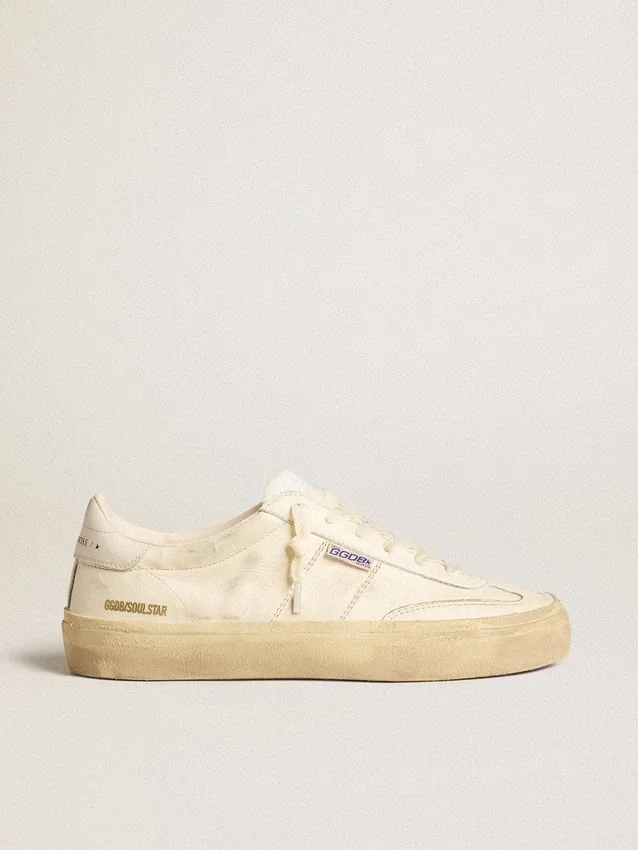 Soul Star in white nappa leather with white leather star