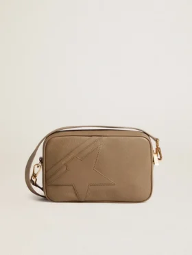 Star Bag in sage-green leather with tone-on-tone star