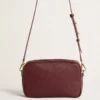 Star Bag in wine-red leather with tone-on-tone star