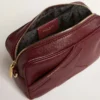 Star Bag in wine-red leather with tone-on-tone star