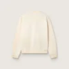 Star unisex cotton sweatshirt in vintage white with VCE embroidered patches