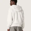 Star unisex hooded sweatshirt in gray melange cotton