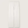 Star unisex sweatpants in gray melange fleece