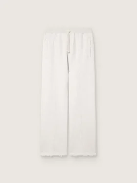 Star unisex sweatpants in gray melange fleece