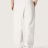 Star unisex sweatpants in gray melange fleece