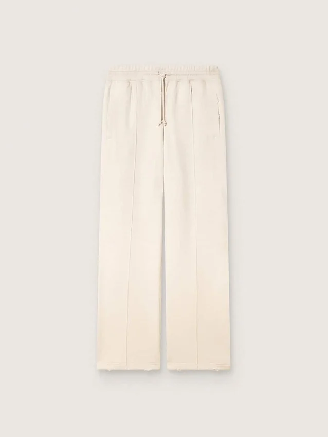 Star unisex sweatpants in vintage white fleece