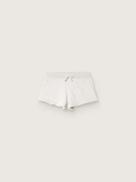 Star women’s shorts in gray melange fleece