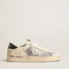Stardan in white leather and mesh with white leather star