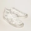 Stardan sneakers in white leather with lived-in treatment