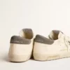 Super-Star in nappa with gray suede star and heel tab