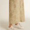 Super-Star in pearl-colored canvas with a tone-on-tone mesh effect star