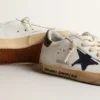 Super-Star Junior in nappa with a printed star and black heel tab