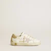 Super-Star Junior with lilac leather star and glitter heel tab