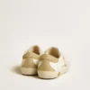 Super-Star Junior with lilac leather star and glitter heel tab