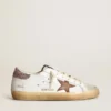 Super-Star with a tan star and pink glitter heel tab