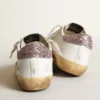 Super-Star with a tan star and pink glitter heel tab